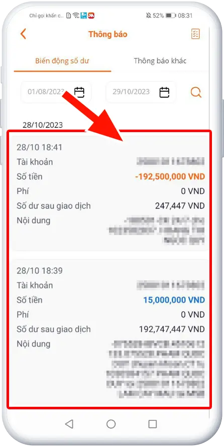 Bước 2 : Lấy hóa đơn đầy đủ thông tin chi tiết